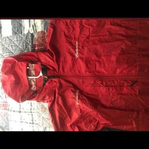 size xl Columbia * budweiser wind breaker